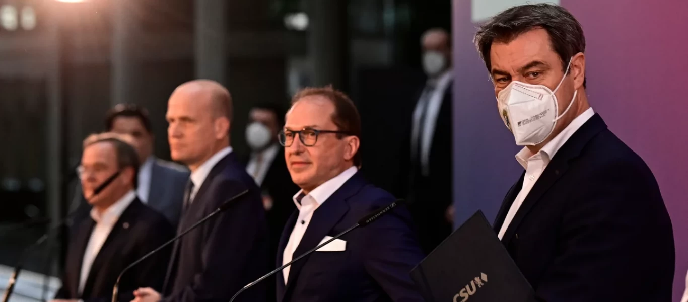 Γερμανία: Τις επόμενες ημέρες η απόφαση για τον υποψήφιο καγκελάριο της Χριστιανικής Ενωσης